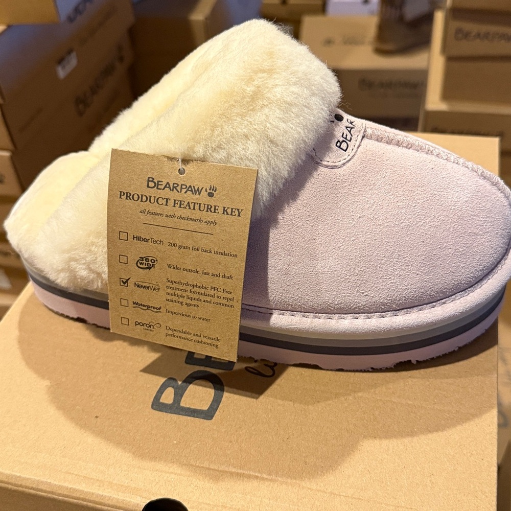 BearPaw Women's pale
Pink Retro  Loki slippers - Picture 2 of 4